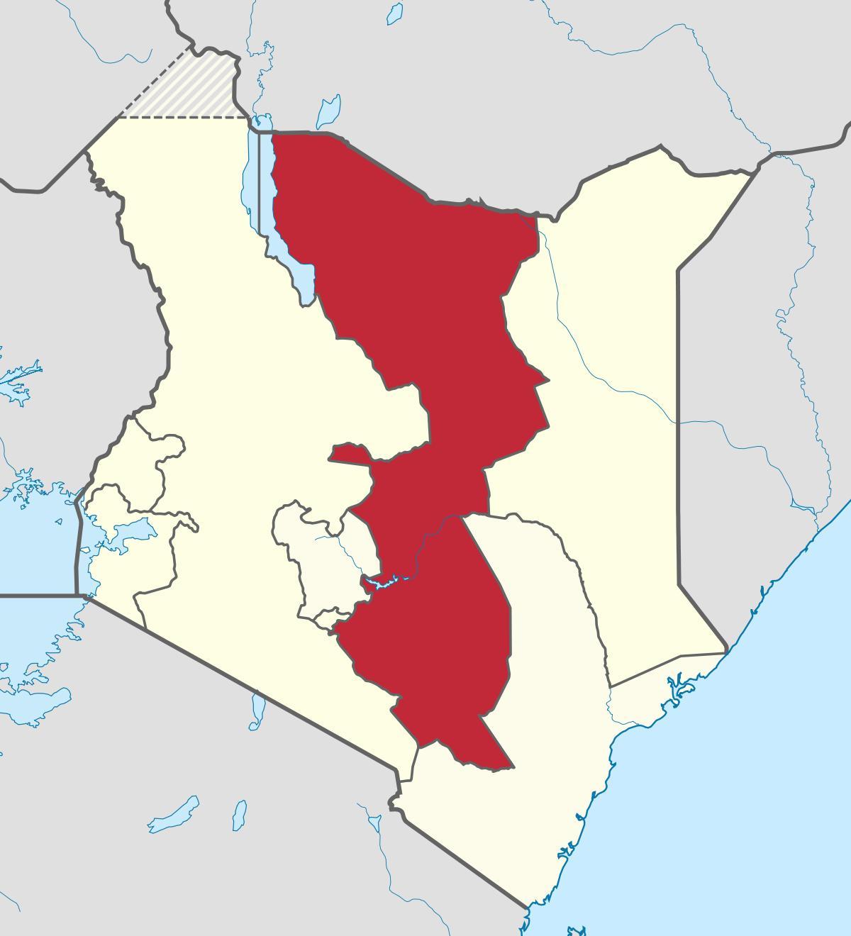 kaart ida provintsis Kenya