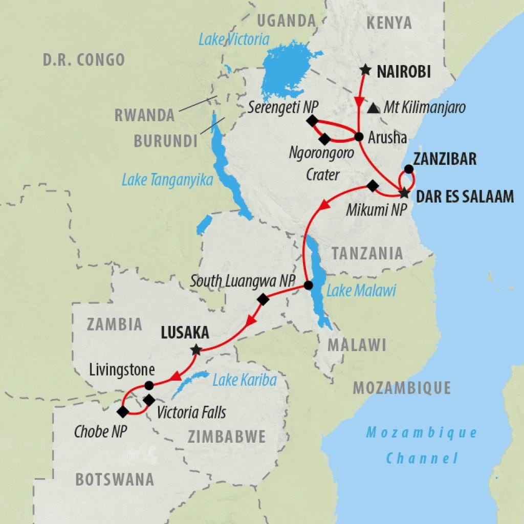 kaart kaart express Kenya