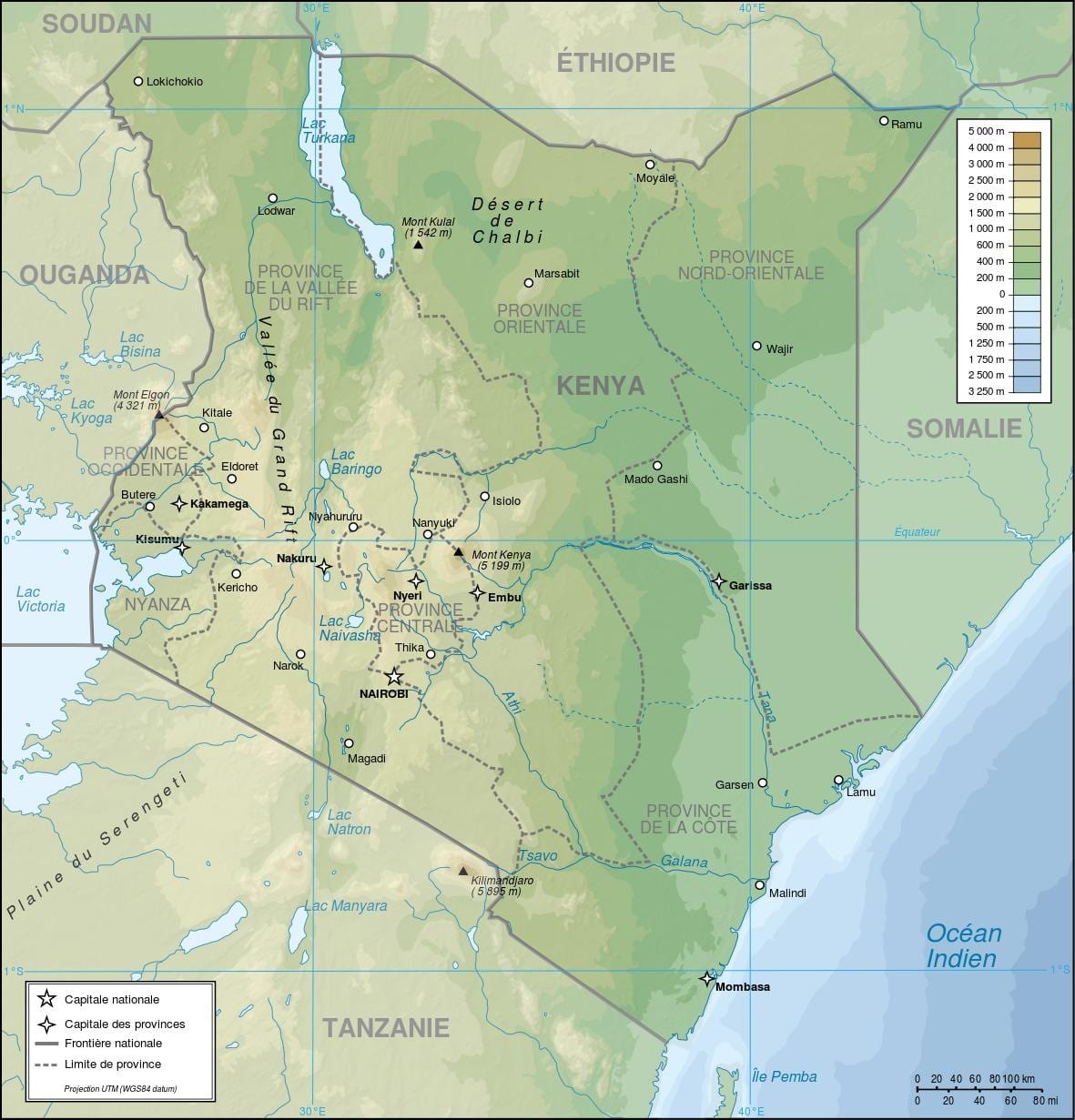 Kenya leevendust kaart