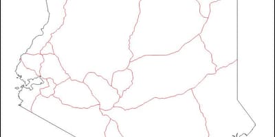 Kenya tühi kaart