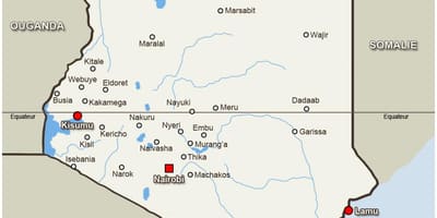 Kaart kitale, Kenya