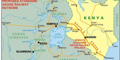 Sgr kaart Kenya